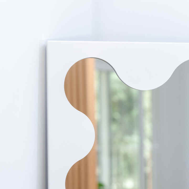 Espejo de Pared Ondas - Wavy Mirror I Flamingueo