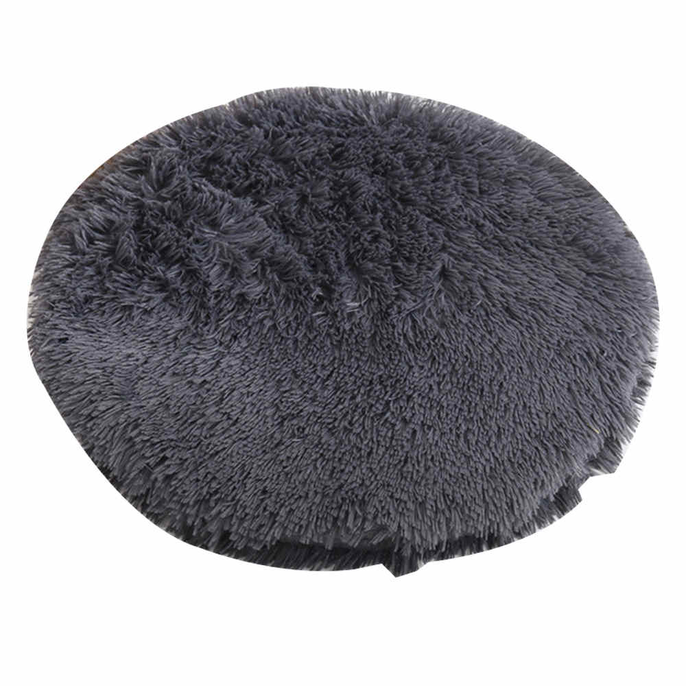 Cama Redonda De Felpa Para Perros - 39 Pulgadas, Suave, Antideslizante, Impermeable, Para Perros Pequeños/medianos
