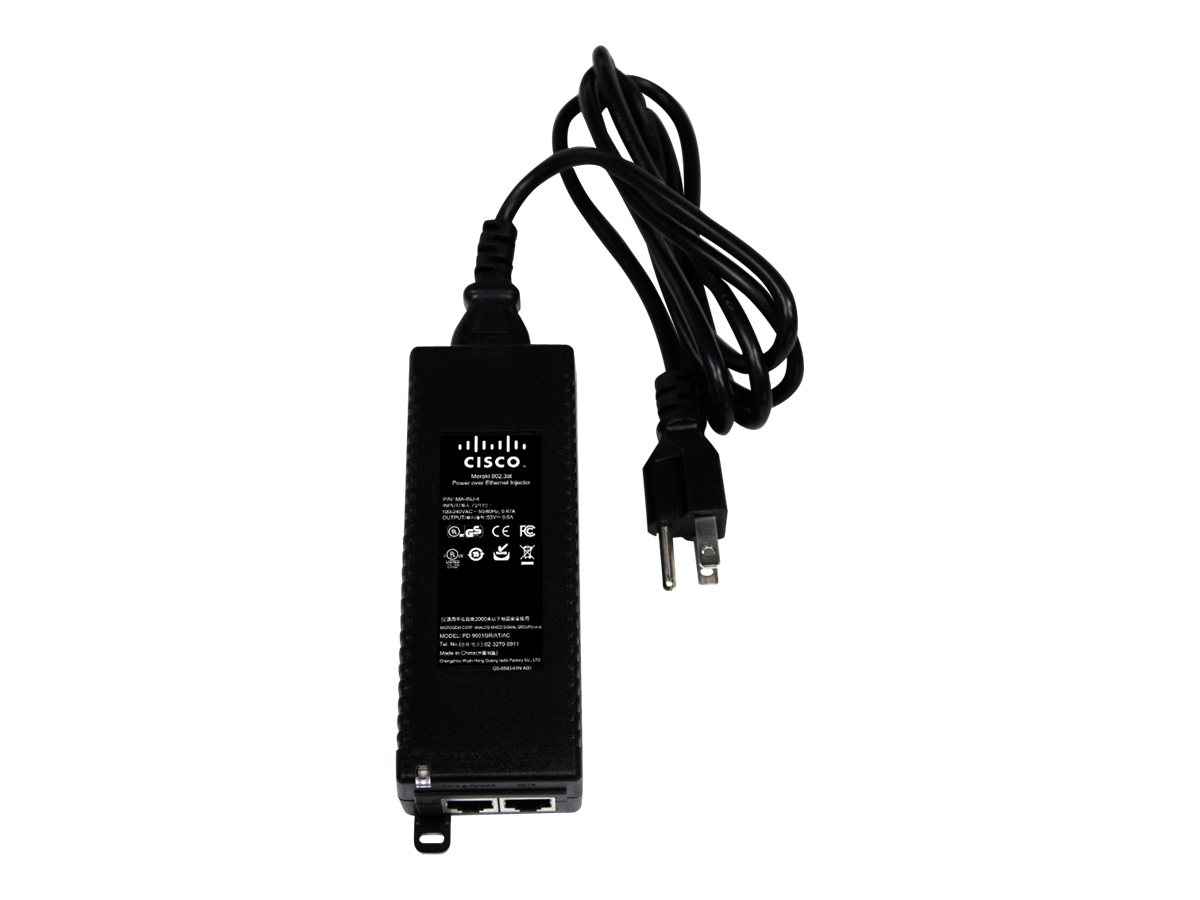 Cisco meraki 802 3at poe injector inyector de corriente 30 vatios