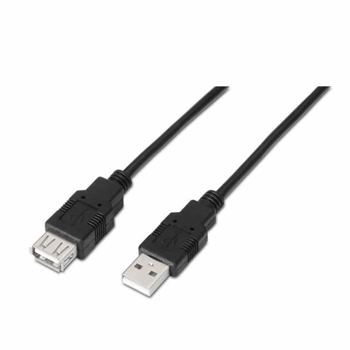 AISENS Cavo USB 2.0 1.8m – Tipo A Maschio A Mini B Maschio – Per Cellulari E Fotocamere Digitali (Nero) - 2