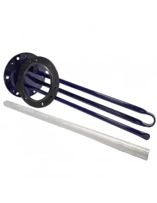 Kit Portacandele Per Termosifone FAGOR 165x440mm Con Anodo E Guarnizione - Ricambio Completo Per Scaldabagno Elettrico