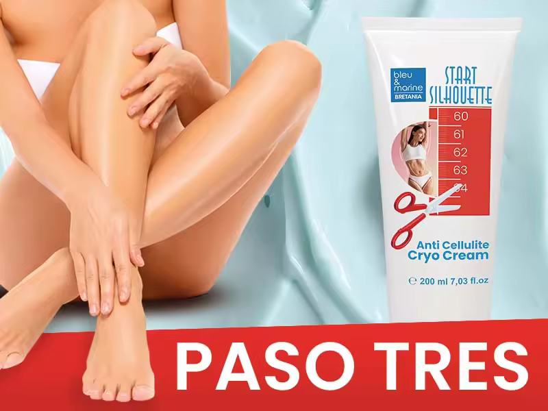 Gel Efecto Calor Anti Celulitis Drenante y Reductor | Hot Gel con Algas, Café y Aceites Esenciales | Moldear la Silueta - bleu & marine Bretania - details 3