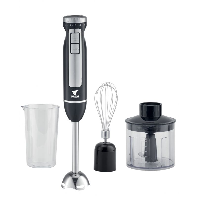 Set Batidora de Mano 4 en 1. Control de velocidad variable y función TURBO. THULOS TH-BM713 - PICADORA