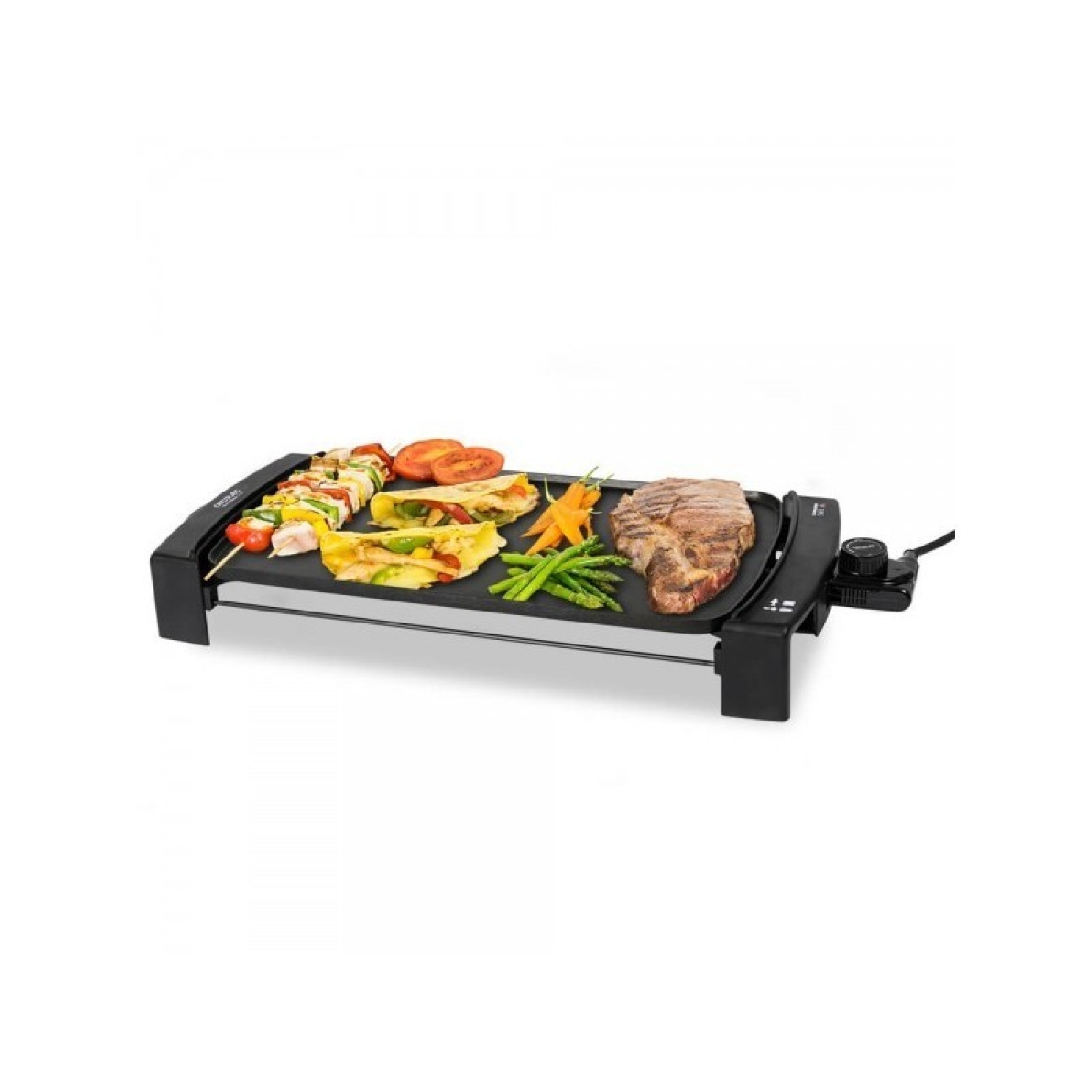 Cecotec Plancha eléctrica Tasty &Grill 3000 RockWater. 2600 W,  Revestimiento de Riedra RockStone, Resistencia en Forma de E, Termostato  Ajustable, Piezas Aptas para lavavajillas: 42,90 €