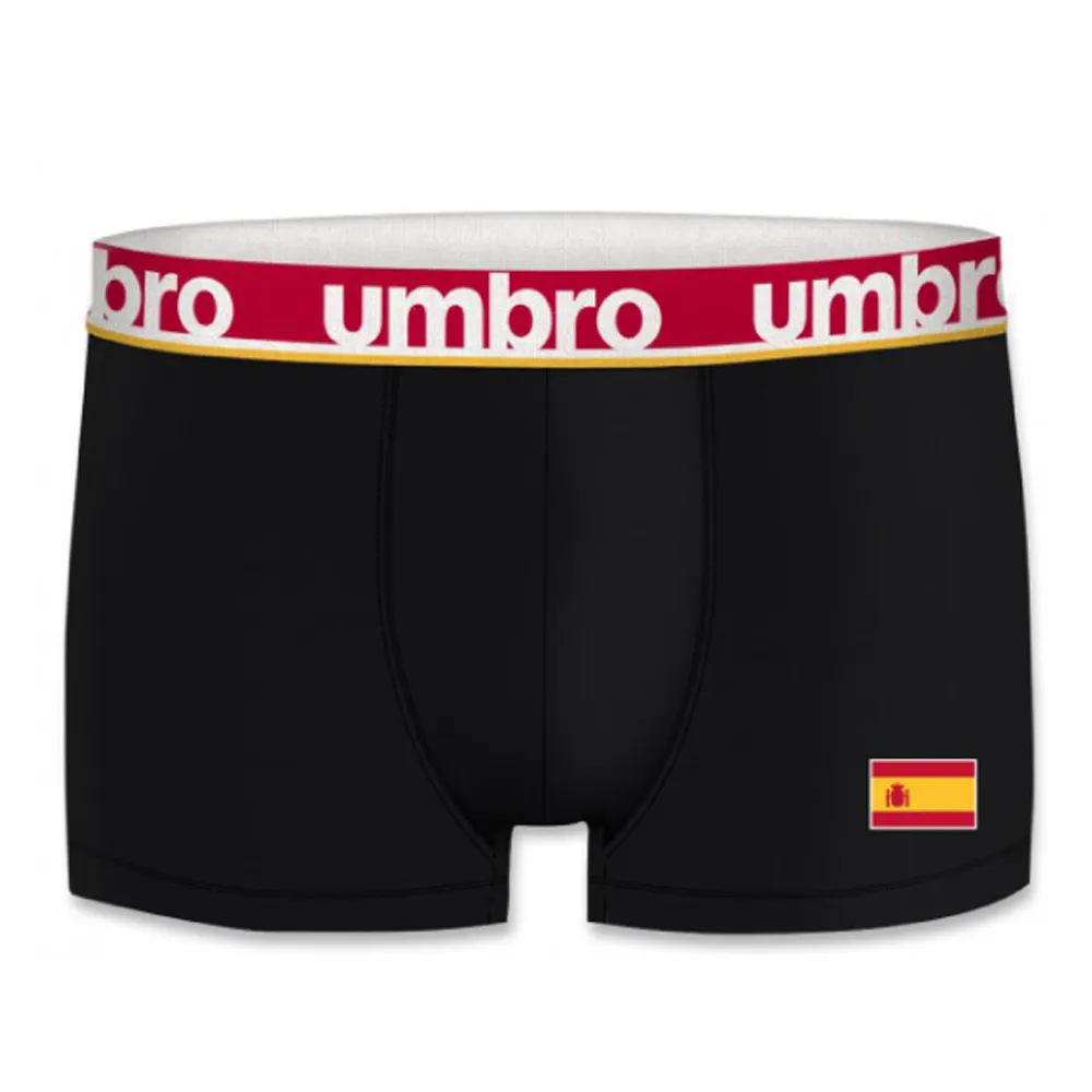Calzoncillo boxer umbro eurocopa 2021 españa para hombre 100% algodon color negro | Miravia