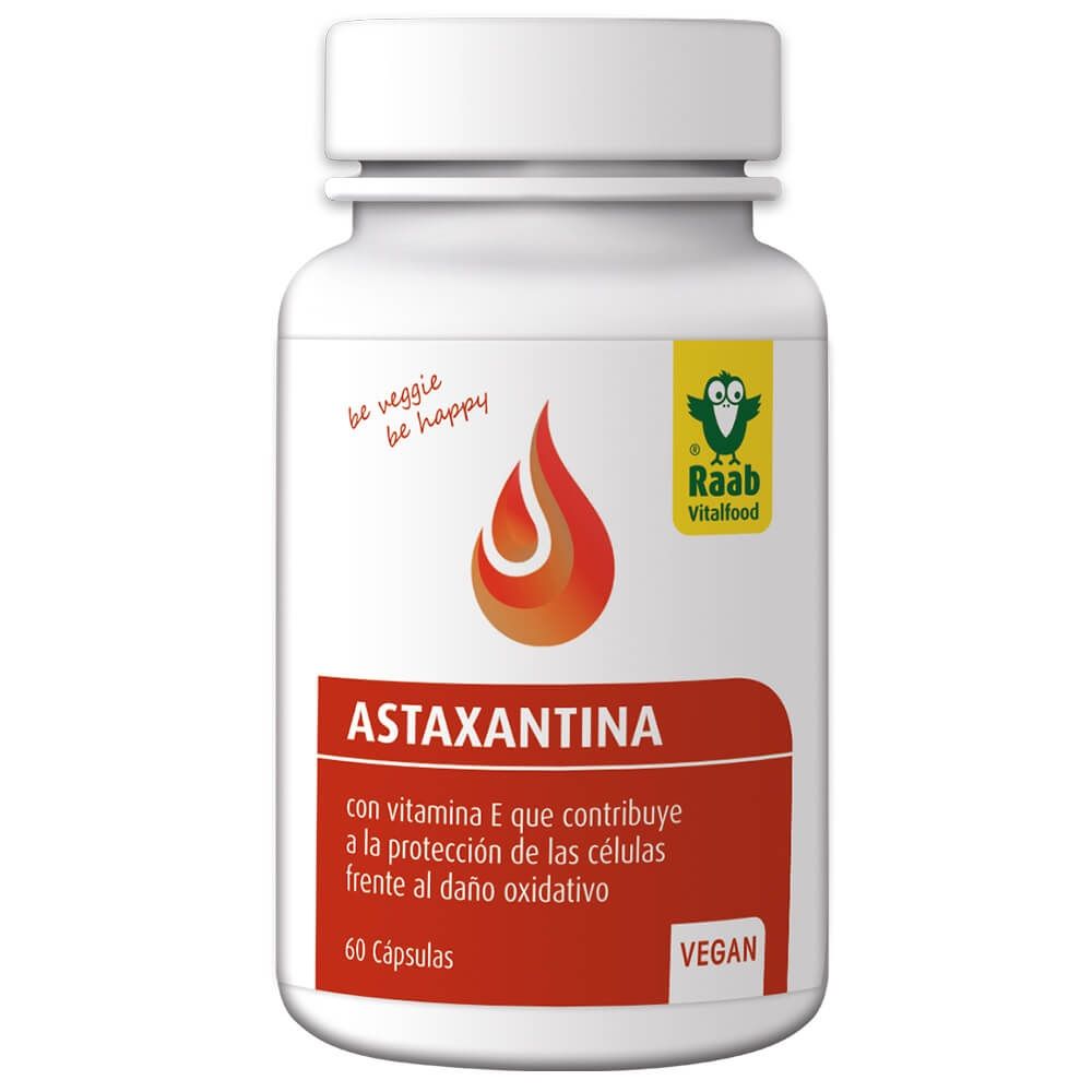 Alga astaxantina protección frente al daño oxidativo 60 cápsulas de