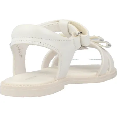 Geox J Karly Girl sandalen voor meisjes, White Lilac, 30 EU