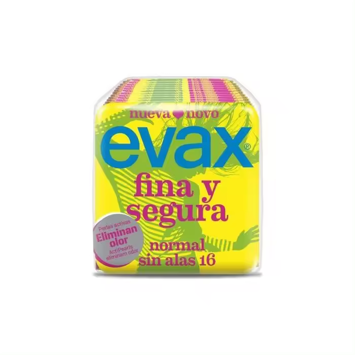 Evax - Compresas - Fina Y Segura Sin Alas Normal Primor Evax - Compresas - Fina Y Segura Sin Alas Normal Primor