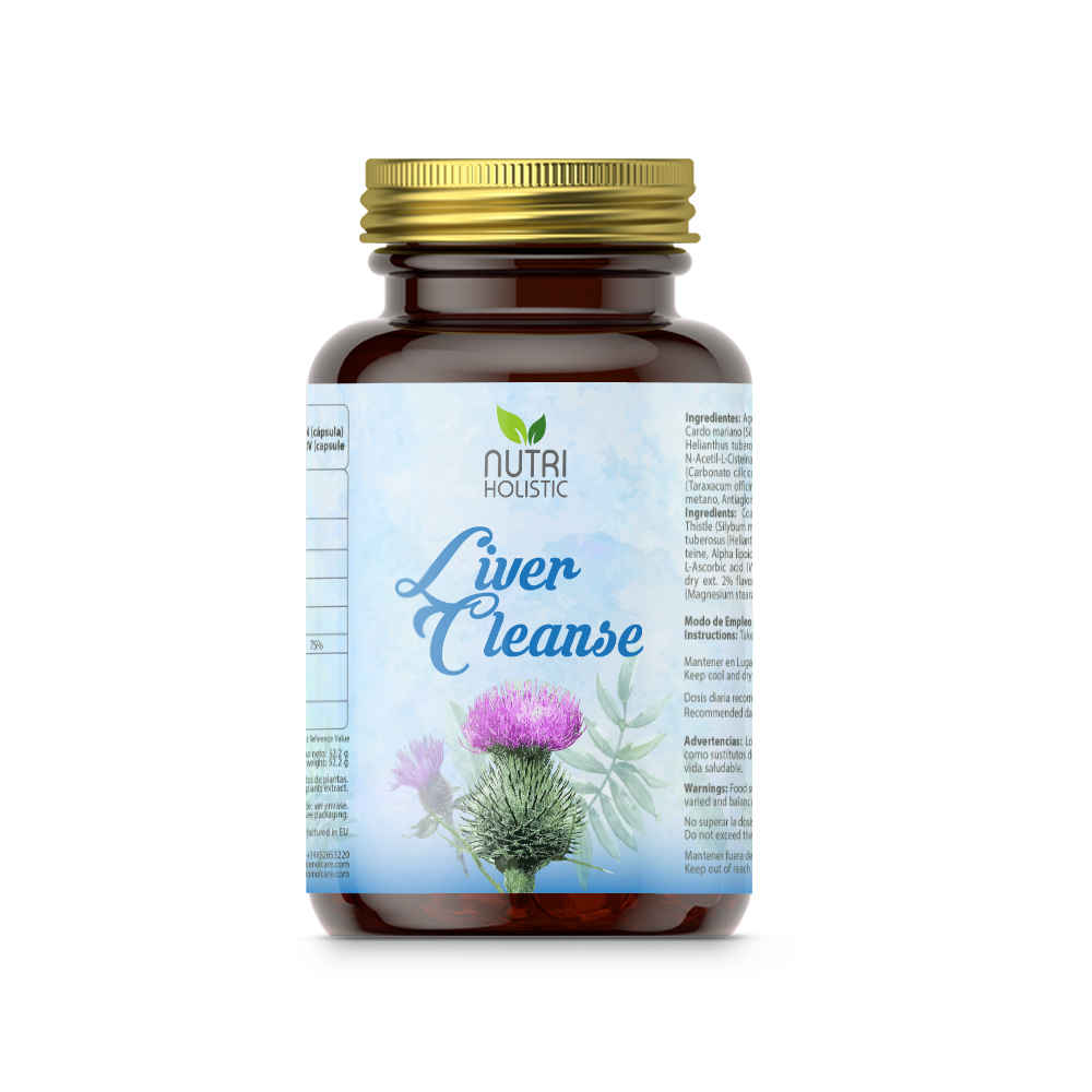 Liver Cleanse 60 cápsulas Nutri Holistic Miravia
