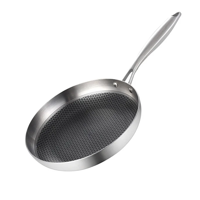 SARTEN CHEF - ACERO INOXIDABLE DE ALTA CALIDAD - 24 CM - ROYAL SWISS - APTO PARA INDUCCION
