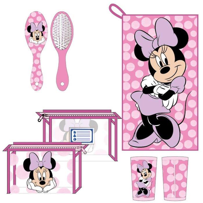Neceser de Aseo para Viaje Minnie Mouse | Estuche Portátil para Maquillaje y Cosméticos con Diseño Clásico de Disney