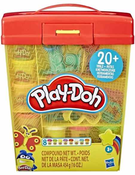 Play-Doh Juego de diseño Peppa Pig 9 Botes de plastilina no tóxica, 11  Accesorios, Juguete de Peppa Pig a Partir de 3 años