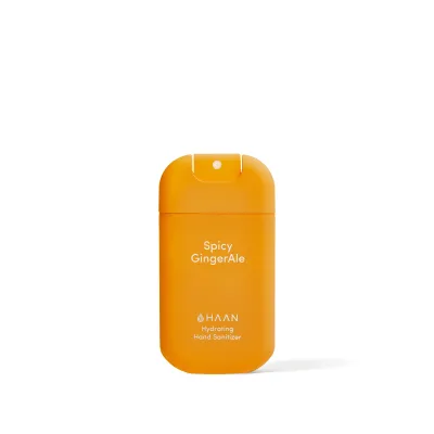 HAAN - Pack Recarga 100ml + Gel Hidroalcohólico 30ml - Desinfectante de Manos Hidratante en Spray con Aloe Vera – Aroma Spicy Ginger Ale - 1