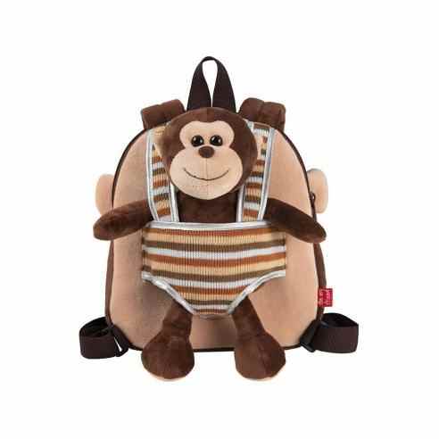 Mochila infantil con peluche vaca - Perletti 13030