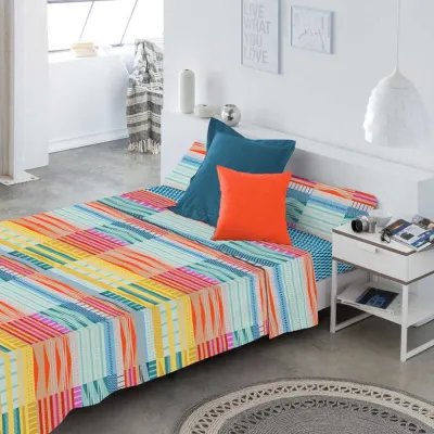 COTTON ARTean - Juego De Sabanas Infantil/Juvenil AVIONCITOS Cama De 105 86379226