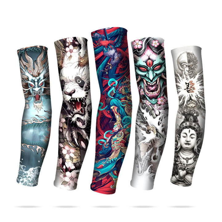 Calcomanías De Tatuaje De Manga Modelo De León, 6