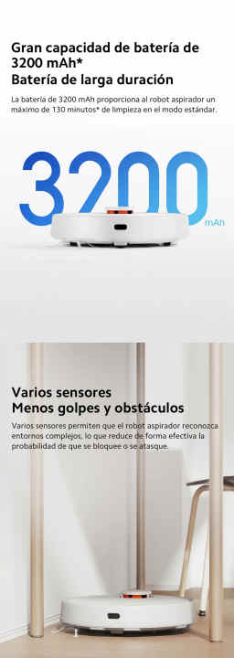 Xiaomi Robot Vacuum E12｜Combinación de varios sensores｜Potente