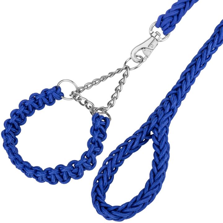 Correa Trenzada Con Cadena Resistente Para Perros Med 140cm