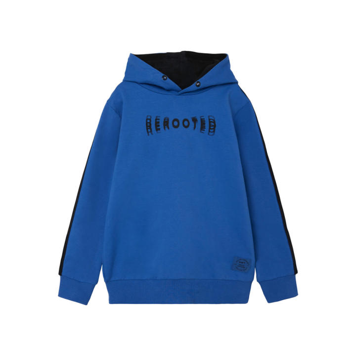 NAME IT Felpa Con Cappuccio Per Bambino In Puro Cotone - Maniche Lunghe, Colore Bracken - Morbida E Comoda Per Tutti I Giorni