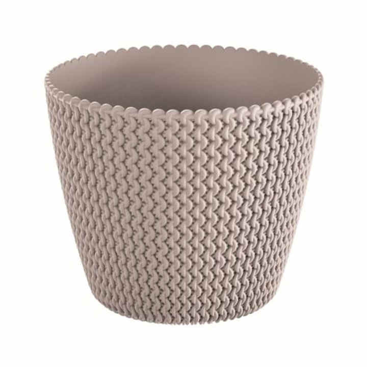 Vaso per piante e fiori SANDY PROSPERPLAST in polipropilene bianco H 53