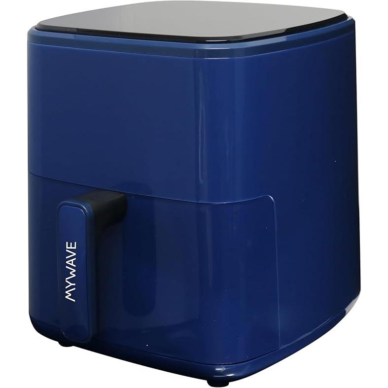 My Wave - Freidora de Aire 1400W - Capacidad de 5L - Freidora Ideal para Cocinar Sin Aceite - Incluye 8 Programas para Diferentes Alimentos - Panel de Control Táctil MYWAVE