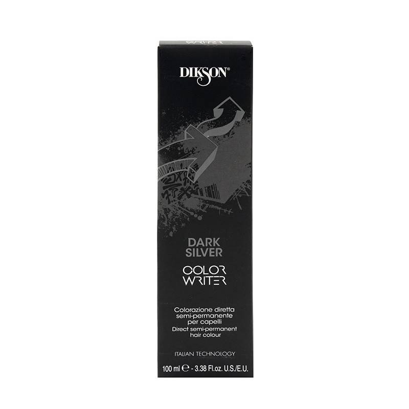 Dikson color writer dark silver (plateado oscuro) 100 ml, coloración ...
