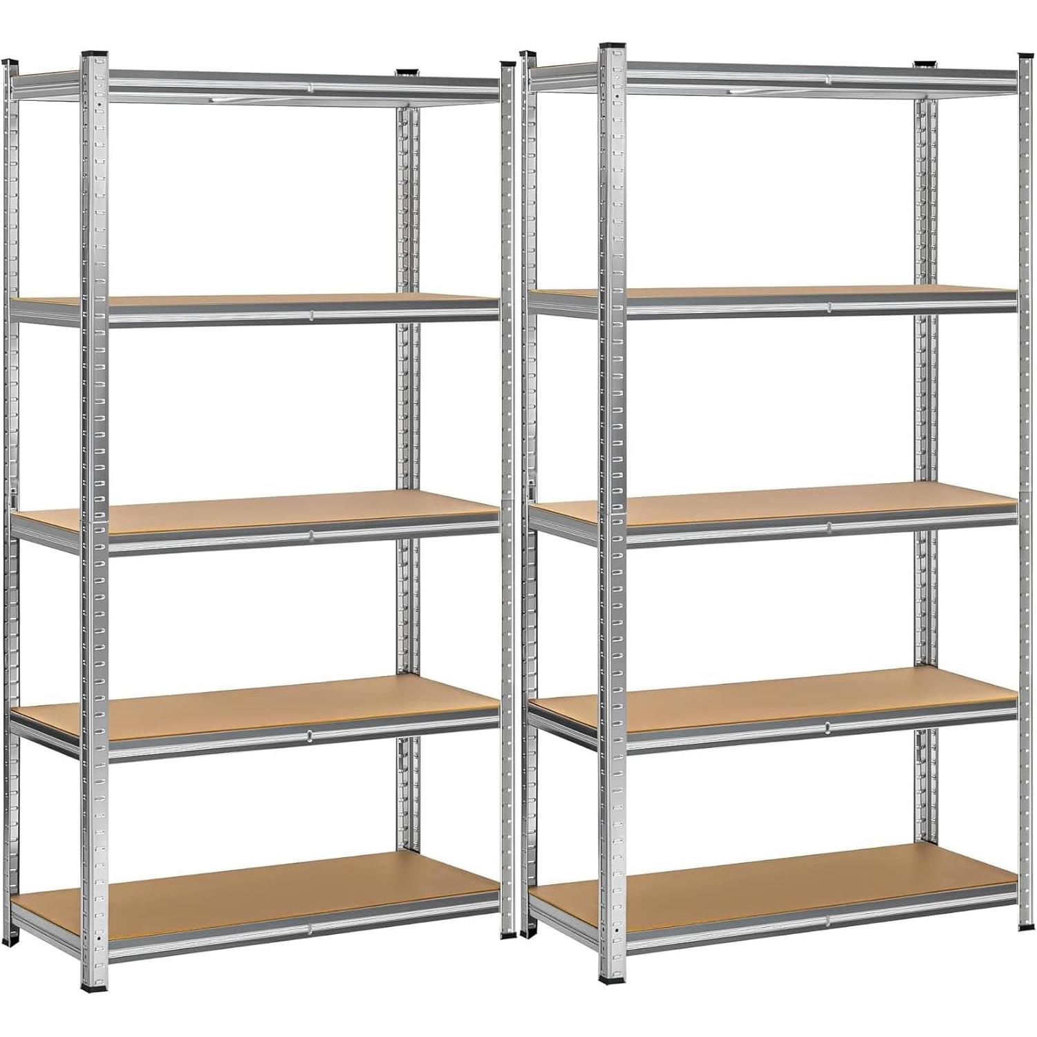 Pack De 2 Soportes De Estante Negros En L – Escuadras Metálicas De 20cm, 4mm Grosor, Para Estanterías Flotantes, Hasta 30kg
