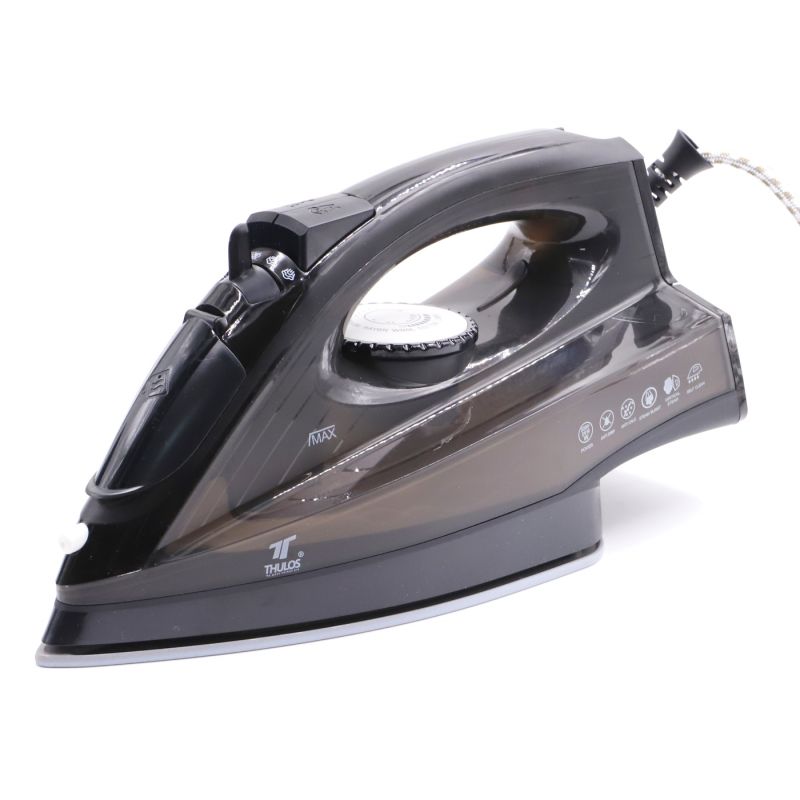 Plancha de vapor 2400W, suela cerámica. THULOS TH-PV2410