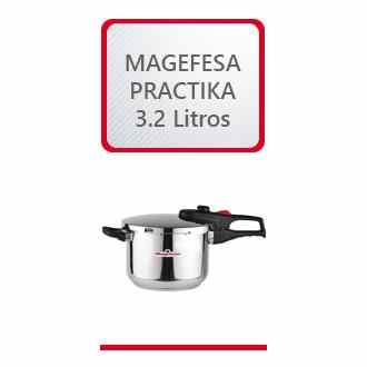 MAGEFESA ® Dynamic olla a presión súper rápida de 6 litros + 3 cuchillos,  pack exclusivo, fácil uso, fabricado en acero inoxidable 18/10, apta para  todo tipo de cocinas, incluido inducción, express 