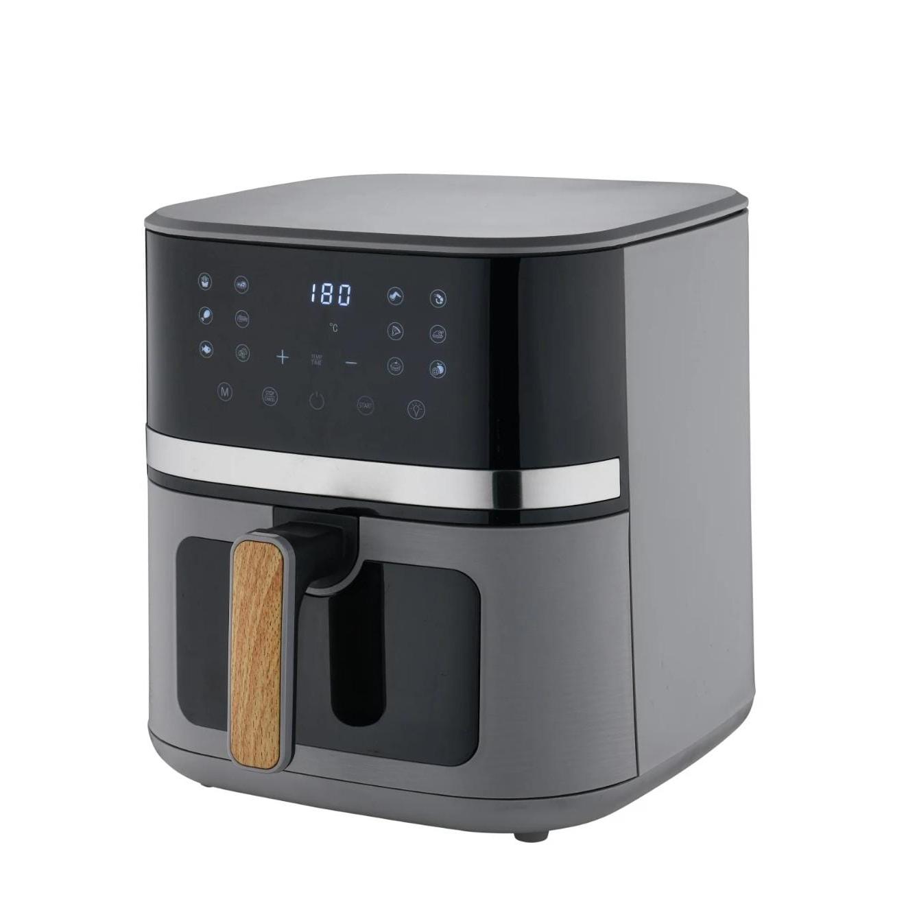 Freidora de Aire Bergner BG-51396-GY 6.5L 1600W Sin Aceite Digital