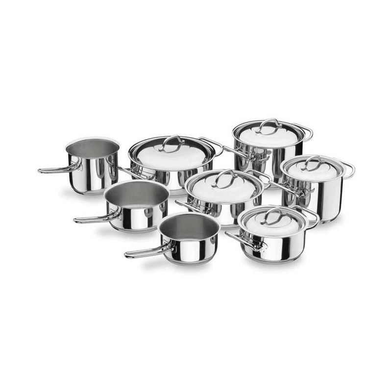 Bateria De Cocina 8 Piezas Profesional Inoxidable Miravia 9551