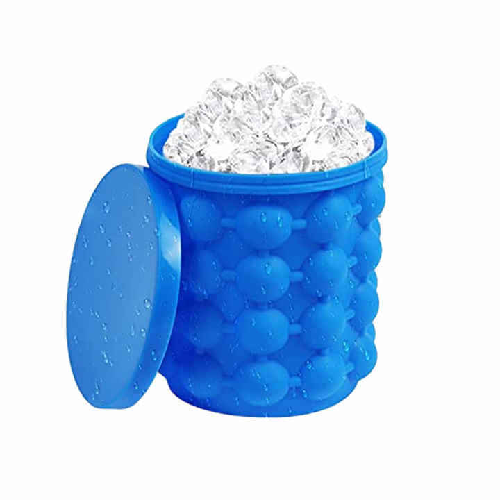 Molde Para Hielo Cubos Grandes 2 Piezas - 8 Espacios