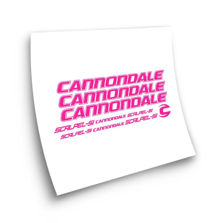 Distintivo Logo Bici Cannondale In Alluminio Spazzolato - Nuovo