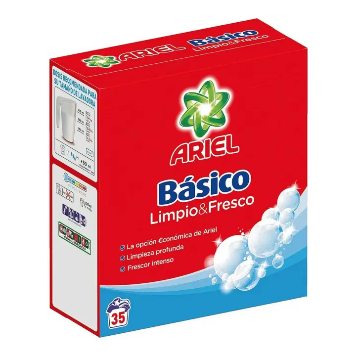 Detergente en polvo básico Ariel caja 55 lavados - Supermercados DIA