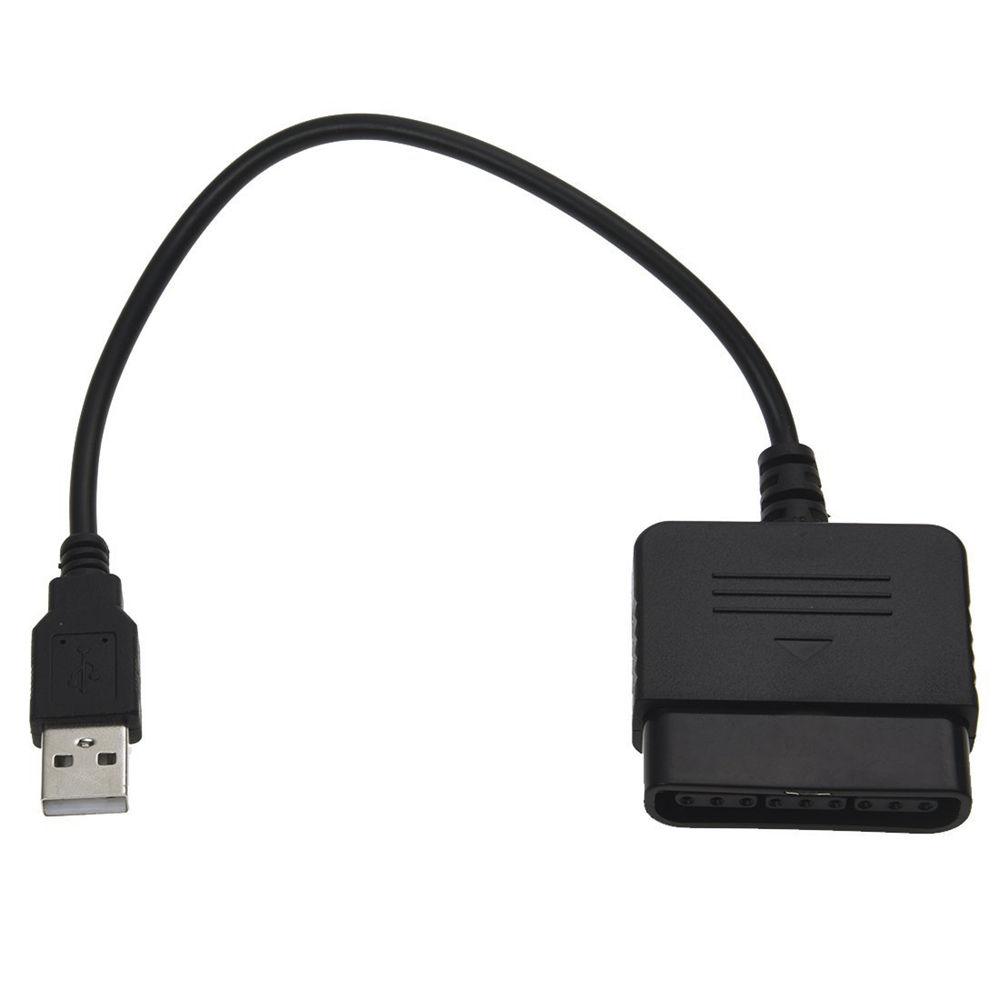 tabaco Contorno probable Actecom Adaptador convertidor compatible con Mandos de PS1 PS2 a PS3 / PC  USB Adaptador USB Mando Negro simple Convertidor para PC | Miravia