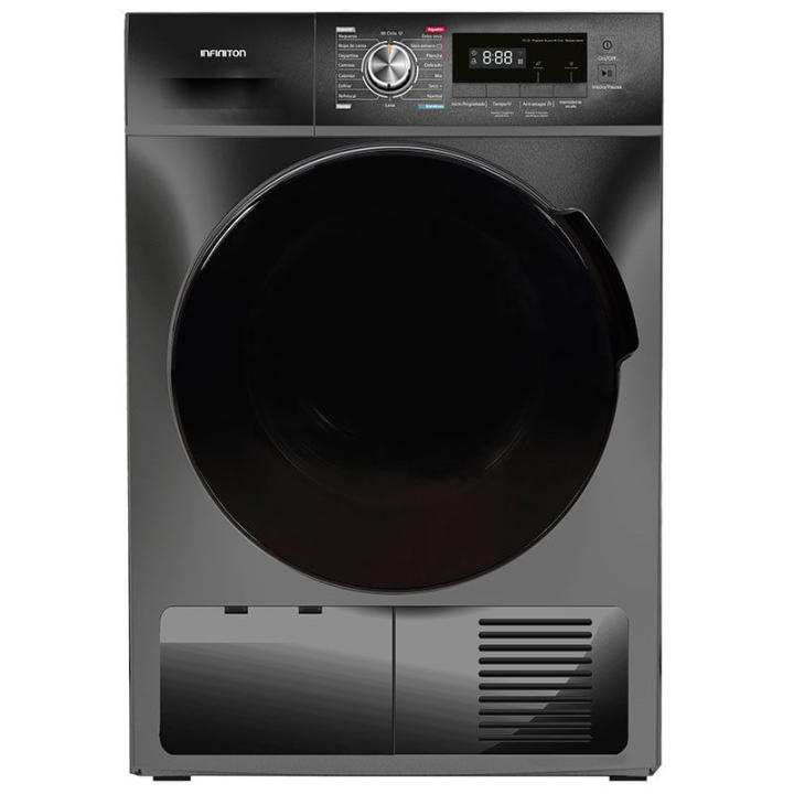 Secadora Infiniton SD DG85C condensación 8kg 16 programas 69dB inox 84