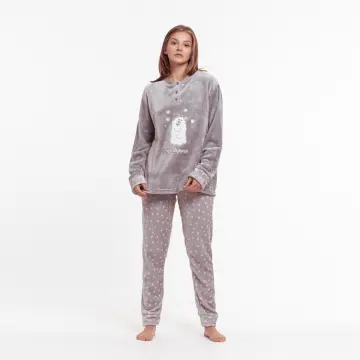 Pijama mujer invierno coralina