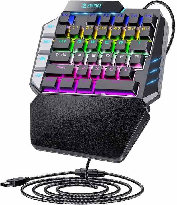 Teclado Bluetooth inalámbrico retroiluminado, 7 colores arcoíris ultra  delgado, recargable, mini teclado portátil universal para iPad, tabletas