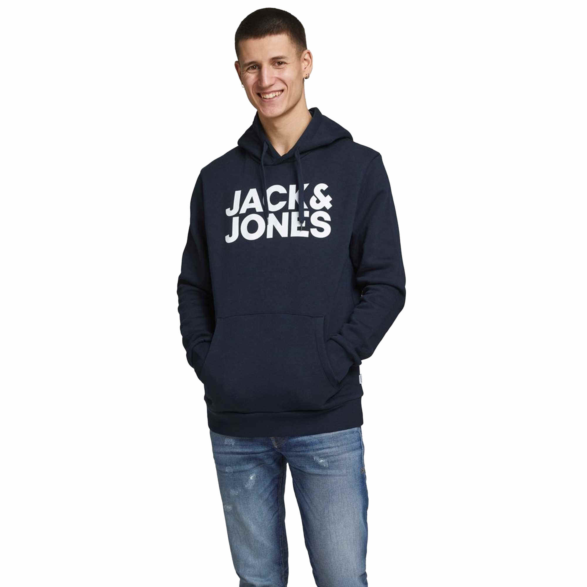 Sudadera Jack&Jones Slington Verde Sin Capucha Para Homb