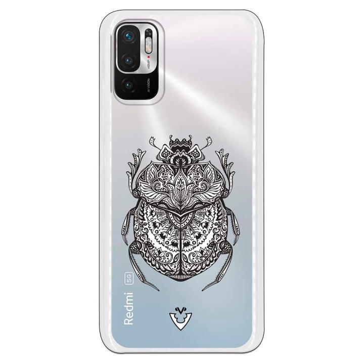 Funda Compatible Con Xiaomi Redmi Note 10 5G - Poco M3 Pro 5G - Escarabajo Mandala