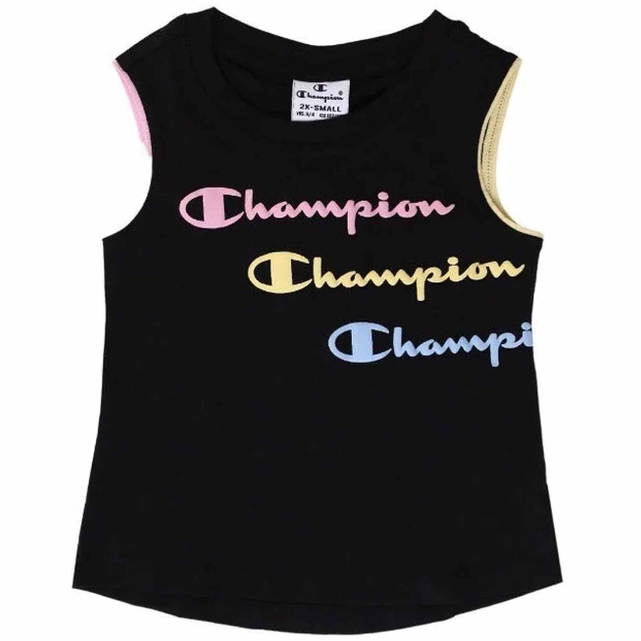 Champion modelo Tank Top para Junior color Negro Miravia