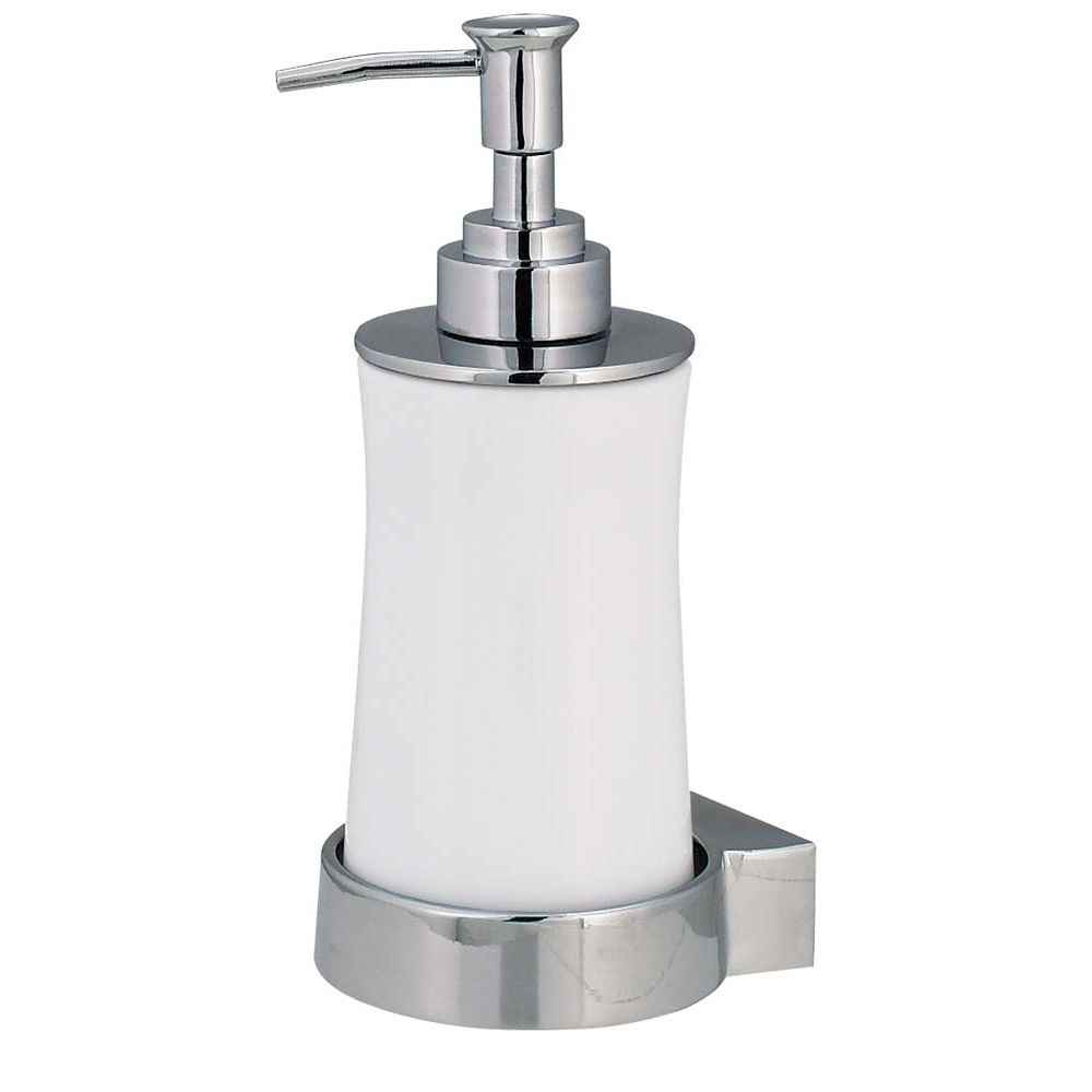 Spirella Yoko Dispensador De Jabón (Altura: 21,5 Cm, Vidrio, Gris