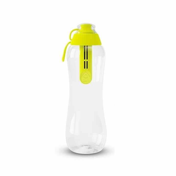 Borraccia Con Filtro DAFI Solid Arancione 0,5L | Elimina Gusto Di Cloro, Tritan Senza BPA | Maniglia, Beccuccio Silicone, Ideale Per Sport E Casa