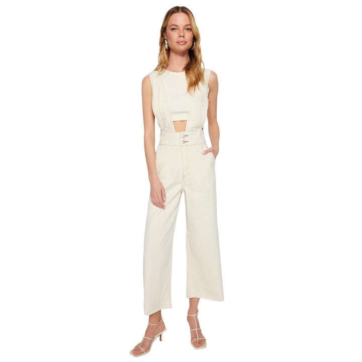Bolsillos Mono Viscosa Mujer Pantalon Ancho Mujer Verano Peto De