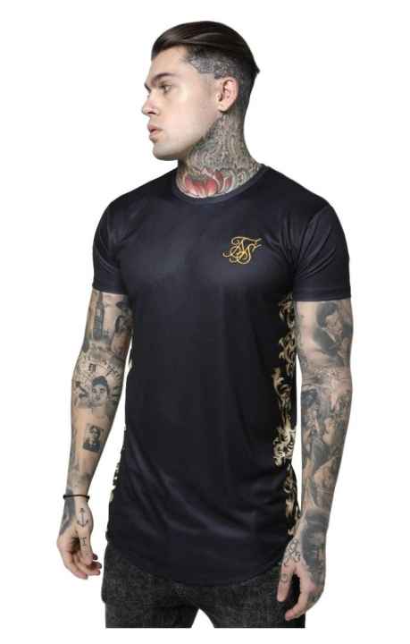 Camiseta siksilk blanca online y negra