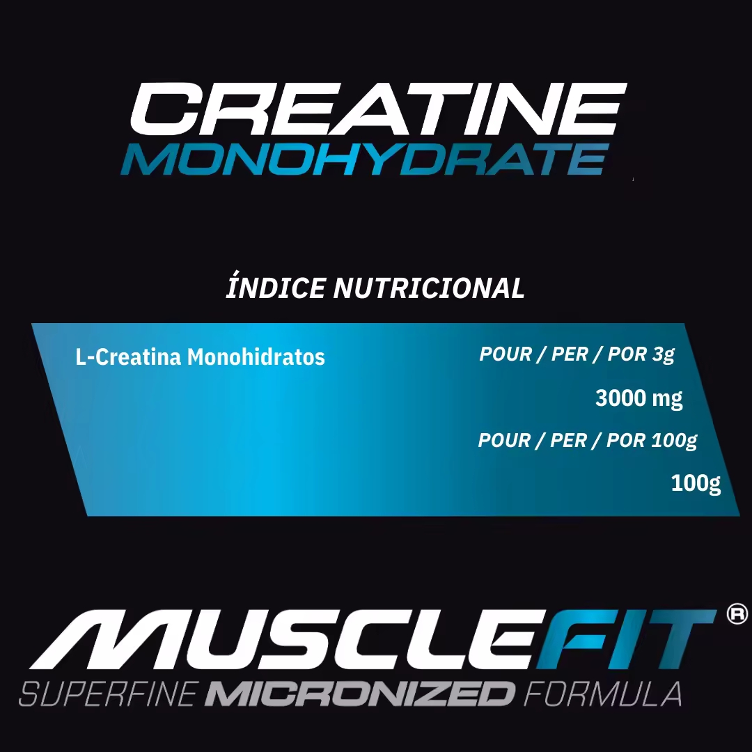 Pack WHEY 2kg + Creatina 300g + Multivitaminas 60 cáps + Shaker - MuscleFit│Avance Muscular - details 3