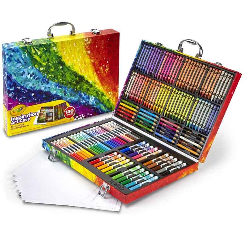 Maletín Hot Wheels De Arte Con +130 Piezas – Incluye 80 Crayones, 20 Rotuladores, 20 Lápices, Pegatinas Y Más, Licencia Oficial – Regalo Creativo Para Niños