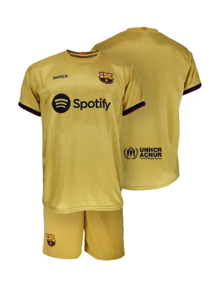 Conjunto Camiseta y Barcelona Primera Equipación 2022/2023 - Niño - Réplica Oficial Licenciada Miravia