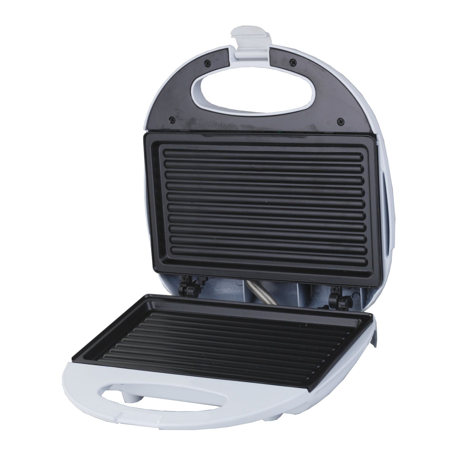 Sandwichera eléctrica -  GRILL - con placas de grill SA1205 - 700W - COMELEC - BLANCO