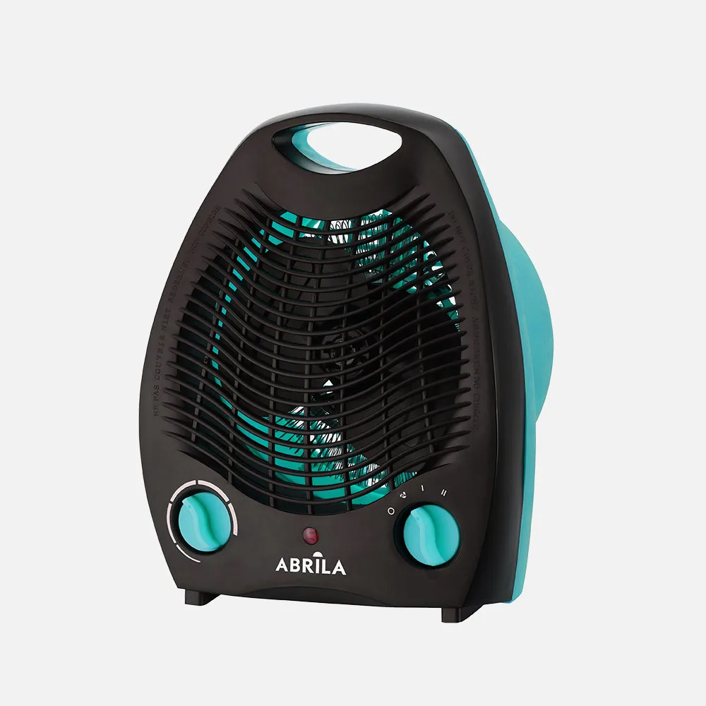 Termoventilador Elect.lubian 2000w Amarillo/negro 2potencias 3fun.sist.seguridad,Termostato Reg.26,5x21x13
